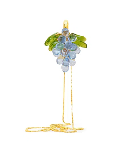 Annele Blueberry Jelly Necklace In Gold