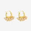 Annele Mini Biscuit Bliss Earrings In Gold