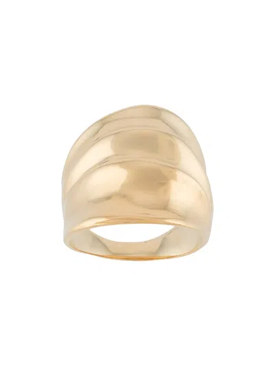 Annelise Michelson Polished Draped Ring In Gold
