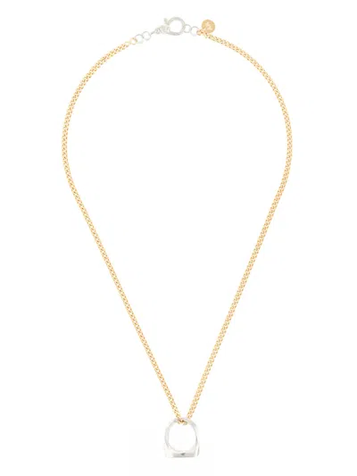 Annelise Michelson Signet Dechainée Chain Necklace In Gold
