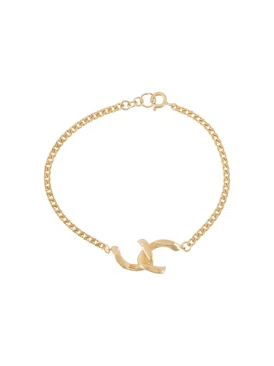 Annelise Michelson Tiny Dechainée Chain Bracelet In Gold