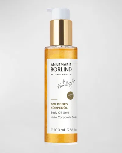 Annemarie Borlind Body Oil Gold In White