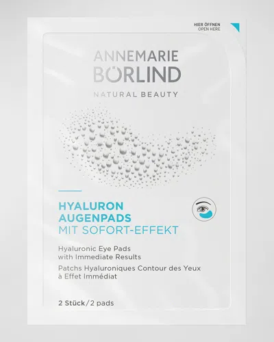 Annemarie Borlind Hyaluronic Eye Pads, 12 Pieces In White