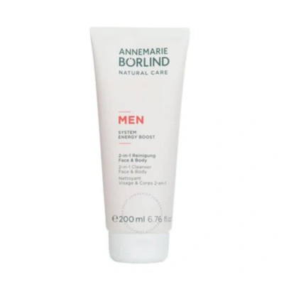 Annemarie Borlind Men's System Energy Boost 2-in-1 Cleanser Face & Body 6.76 oz Skin Care 4011061225 In White