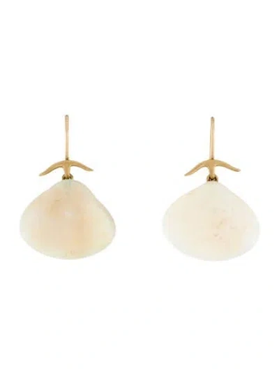 Pre-owned Annette Ferdinandsen Opal Drop Earrings In Multi