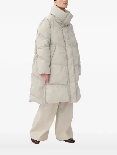 Annette Görtz Amos Floral Padded Coat In Animal Print