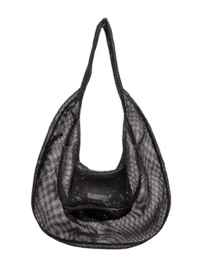 Pre-owned Annette Görtz Mesh Shoulder Bag W/ Tags In Black