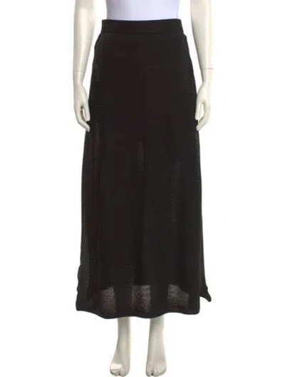 Pre-owned Annette Görtz Midi Length Skirt In Black