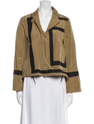 Pre-owned Annette Görtz Nylon Biker Jacket In Neutral