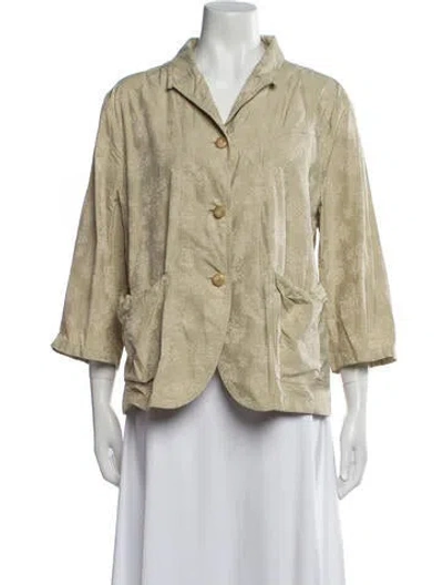 Pre-owned Annette Görtz Printed Jacket In Neutral