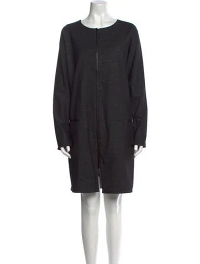 Pre-owned Annette Görtz Wool Mini Dress In Black