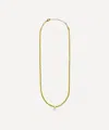 Anni Lu 18ct Gold-plated Cosmic Cactus Beaded Crystal Necklace In Yellow