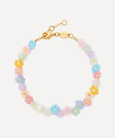 Anni Lu 18ct Gold-plated Fleur Bead Bracelet