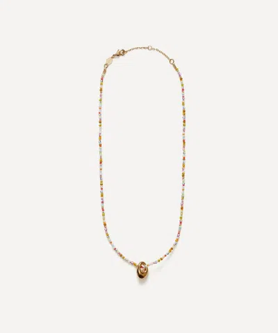 Anni Lu 18ct Gold-plated Piccolo Bead Necklace