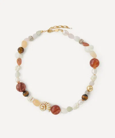 Anni Lu 18ct Gold-plated Seaside Bead Necklace