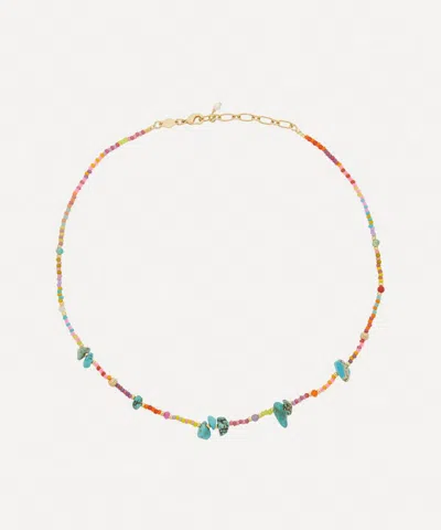 Anni Lu 18ct Gold-plated Secret Beach Bead Necklace