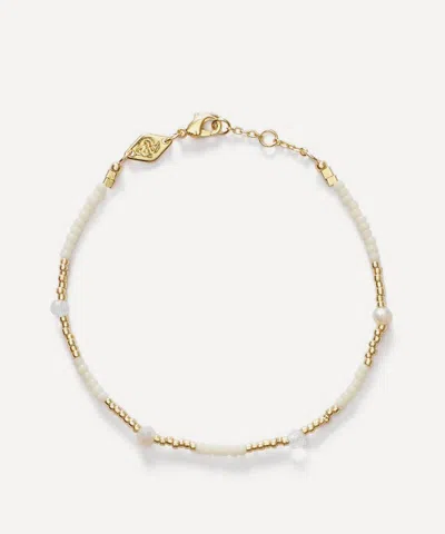 Anni Lu 18ct Gold-plated Clemence Beaded Bracelet