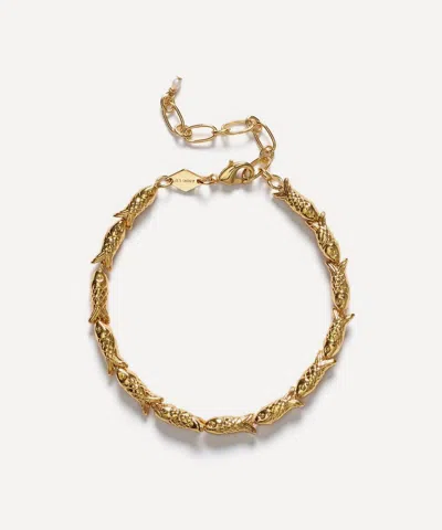 Anni Lu 18ct Gold-plated Fishy Bracelet