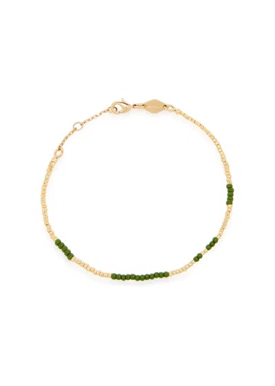 Anni Lu Asym Beaded Bracelet In Gold