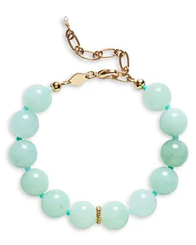 ANNI LU BALL BEAD, JADE & CULTURED FRESHWATER PEARL BRACELET