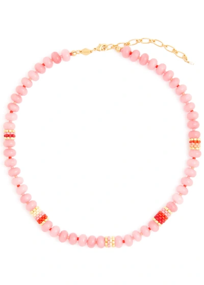 Anni Lu Barrel 18kt Gold-plated Necklace