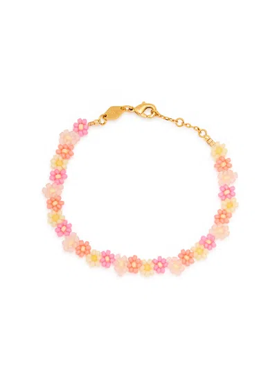 Anni Lu Blossom 18kt Gold-plated Beaded Bracelet