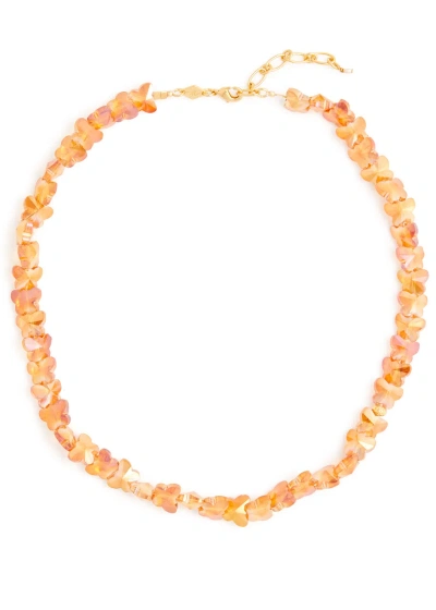Anni Lu Butterfly 18kt Gold-plated Beaded Necklace