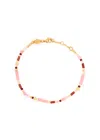 Anni Lu Candy Floss 18kt Gold-plated Beaded Bracelet