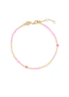 ANNI LU ANNI LU CLEMENCE 18KT GOLD-PLATED BEADED BRACELET