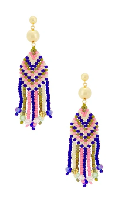 Anni Lu Dakota Earrings In Garden Breeze