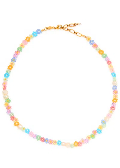 Anni Lu Fleur 18kt Gold-plated Necklace