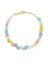 Anni Lu Fleur 18kt Gold-plated Bracelet In Multi