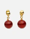 Anni Lu Float Earrings In Red