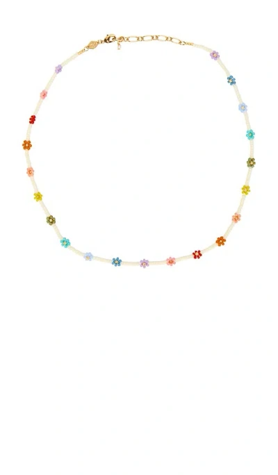 Anni Lu Flower Power Necklace In Multi