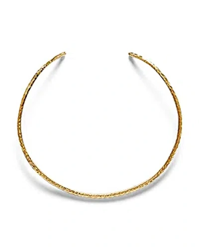 Anni Lu Golden Structured Choker Necklace, 13.77