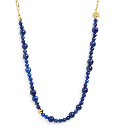 Anni Lu Gold-plated Deep Blue Necklace
