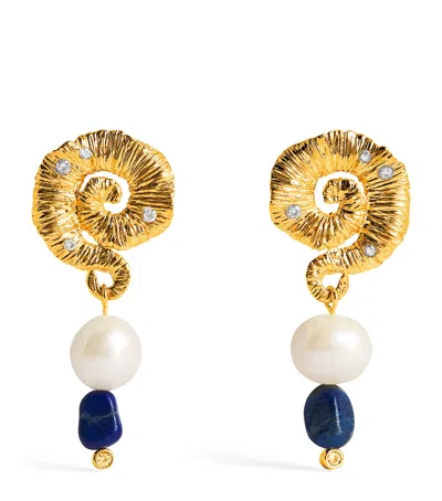 Anni Lu Gold-plated Jetset Earrings