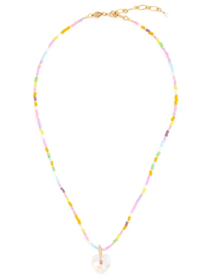 Anni Lu Hearty Eldorado 18kt Gold-plated Beaded Necklace