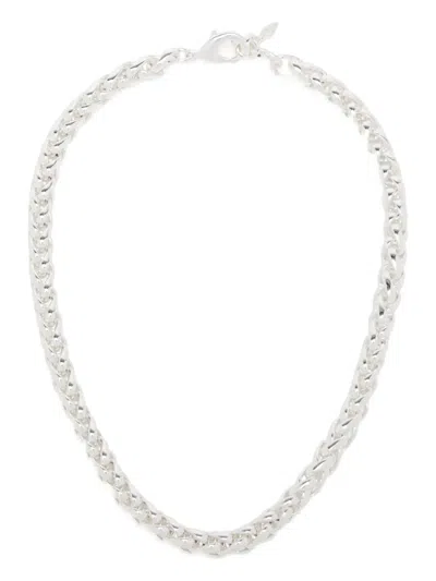 ANNI LU LIQUID SILVER WHEAT-CHAIN NECKLACE