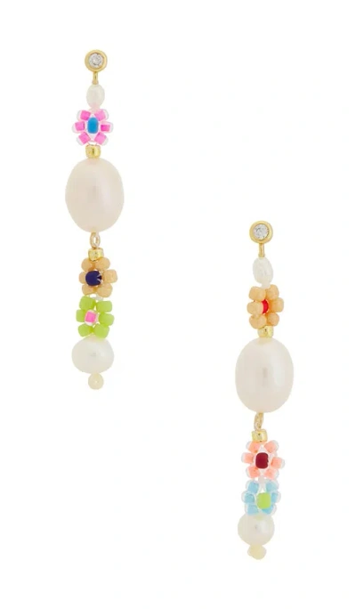 Anni Lu Mexi Flower Earring In 골드