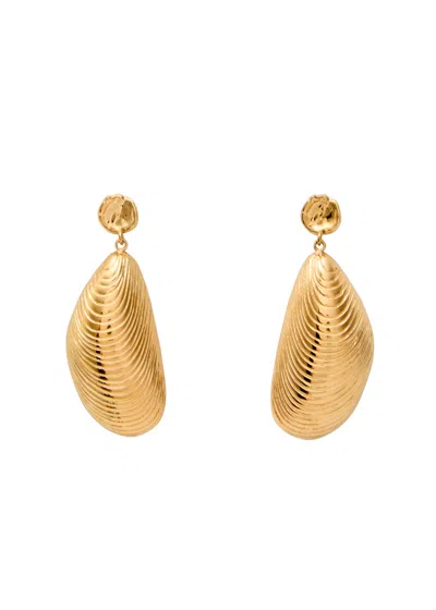 Anni Lu Moules 18kt Gold-plated Drop Earrings