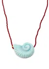 Anni Lu Nautilus Beaded 18kt Gold-plated Necklace