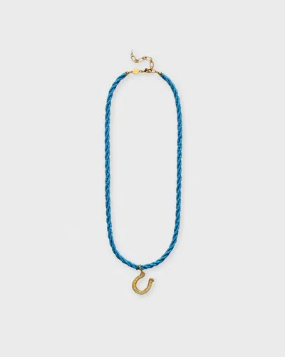 Anni Lu Halsband Lady Luck Denim In Blue