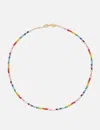 Anni Lu Rainbow Necklace In Multicolor