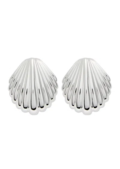 Anni Lu Ocean Treasure Silver-plated Stud Earrings In Metallic
