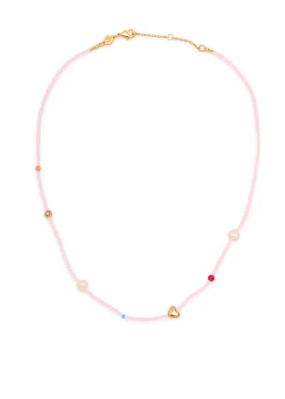 Anni Lu Oh So Fine 18kt Gold-plated Beaded Necklace