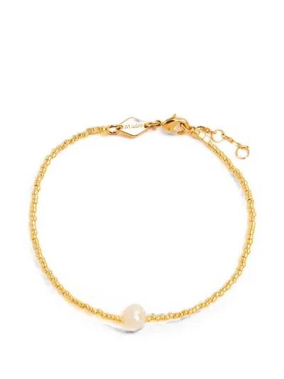 Anni Lu Pearly Pearl-embellished Bracelet In Gold