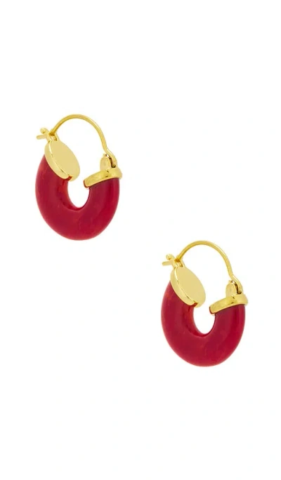 Anni Lu Petit Swell Hoop In Red