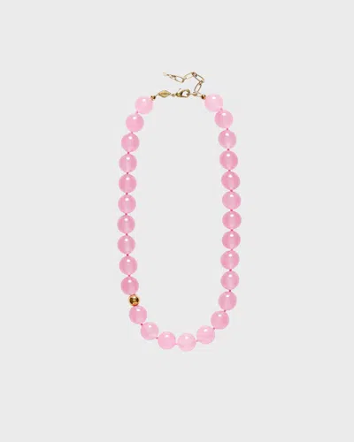 Anni Lu Pink Bubbles Necklace