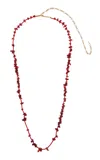 Anni Lu Reef Belly Chian/ Necklace In Red